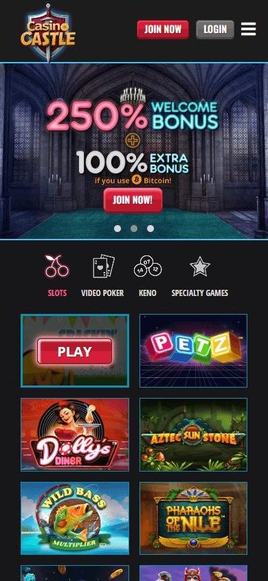 When I landed on the landing page of Spincastle casino, I was hit with a, spins castle casino